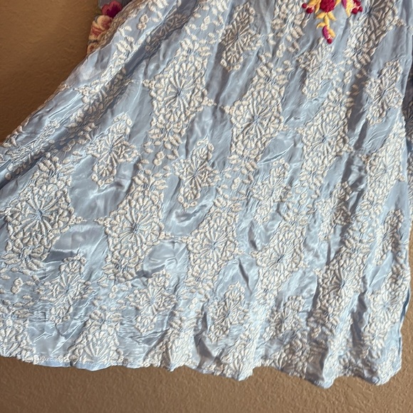 Sundance Melody Blue Floral Embroidered Blouse/ Size small - Picture 13 of 15